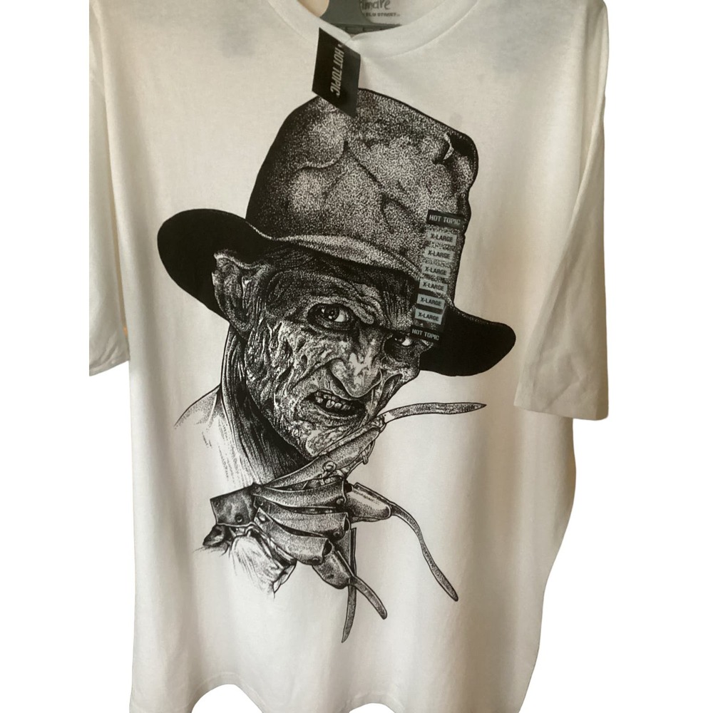 Hot Topic Nightmare on Elm Street Freddy Kreuger Graphic Tee NWT Size XL